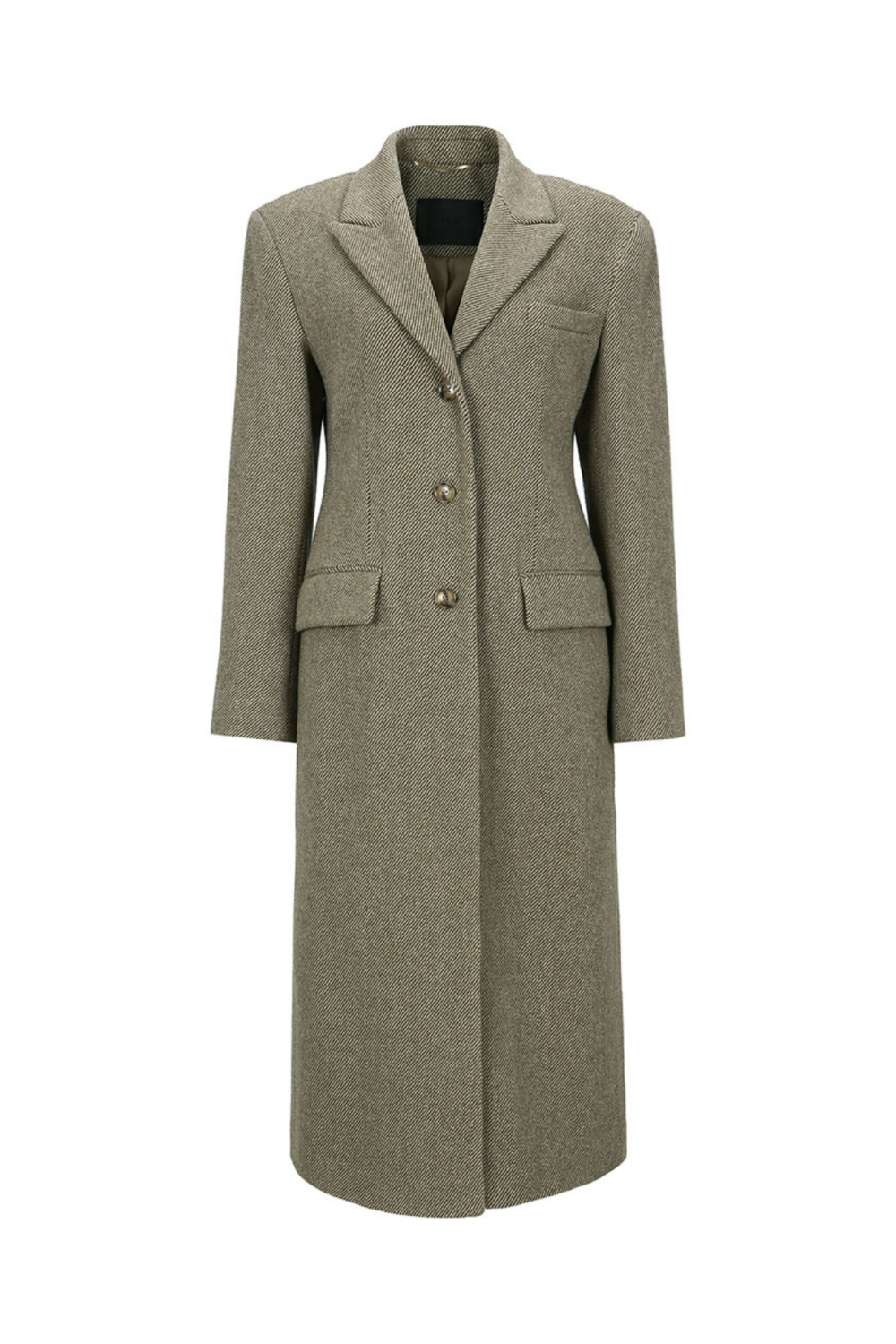 SINGLE-BREASTED WOOL COAT (F23OT001KK)