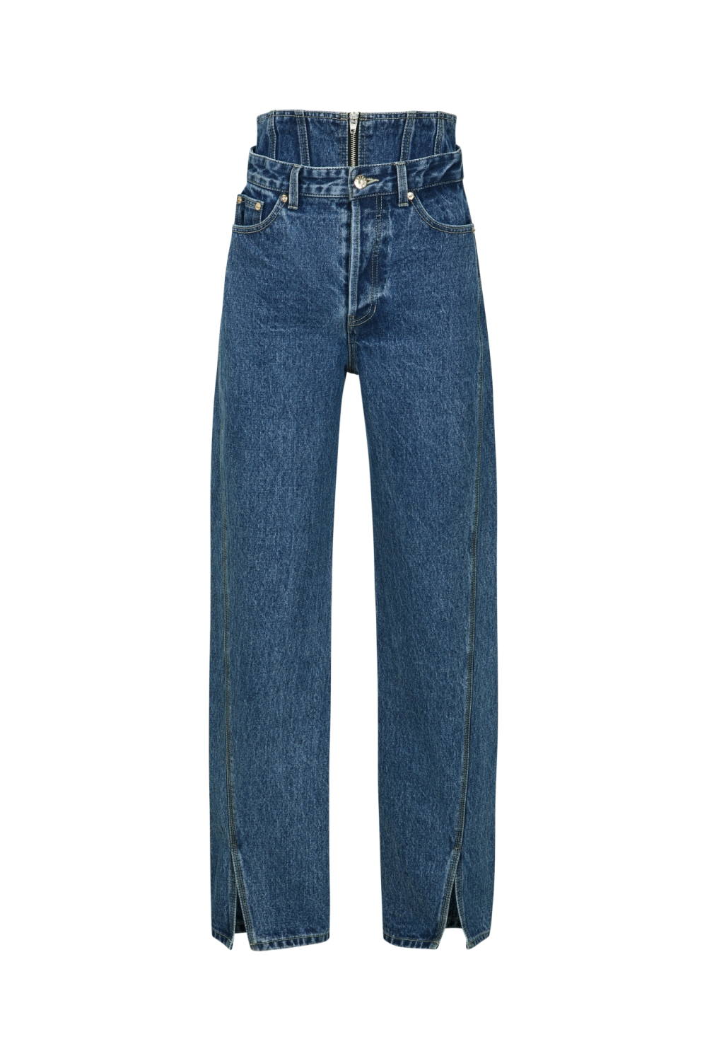 DOUBLE LAYERED JEANS(W23DB709BL)