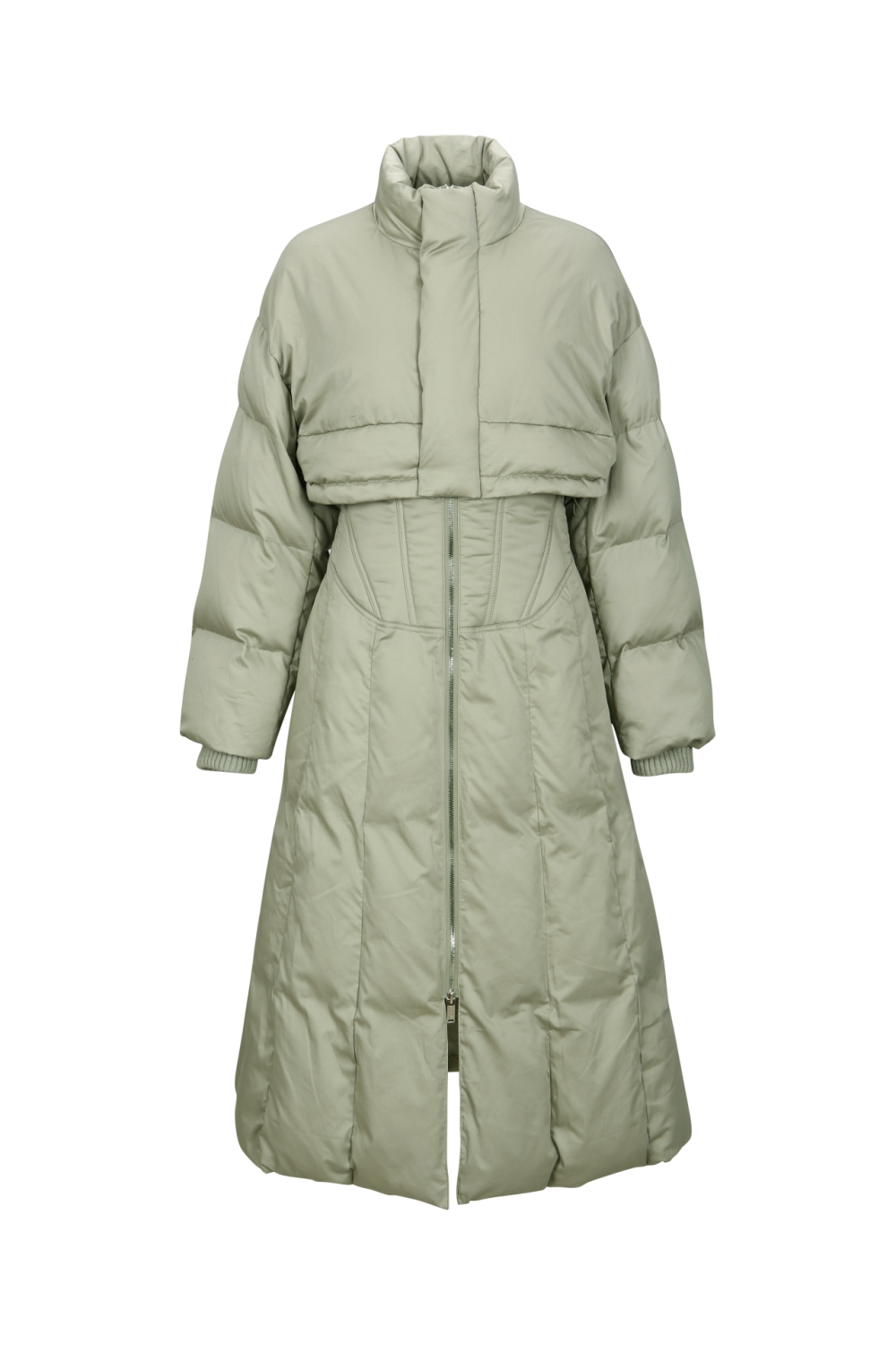 QUILTED DOWN COAT(W23OT009GN)