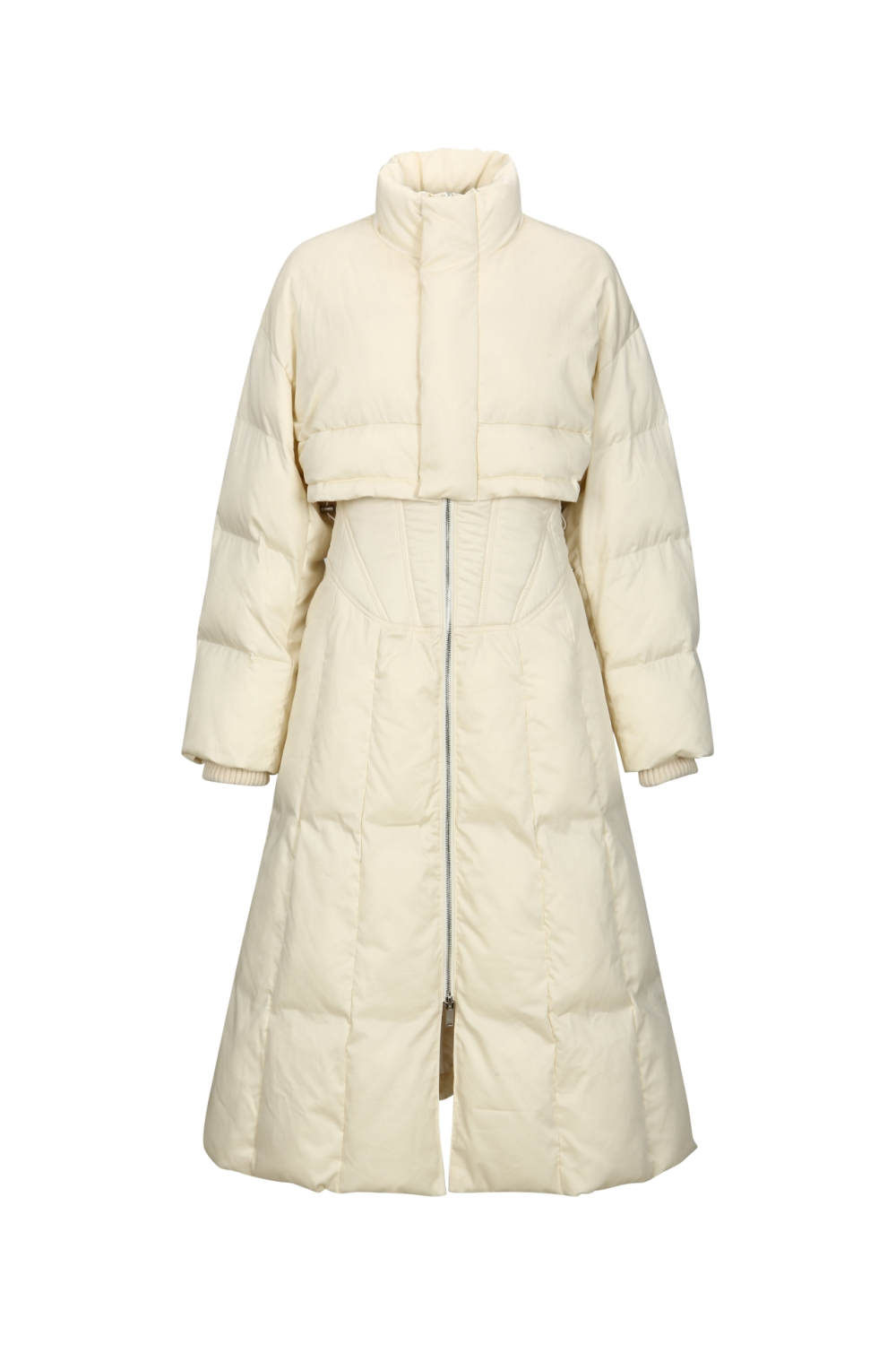 QUILTED DOWN COAT(W23OT009CR)