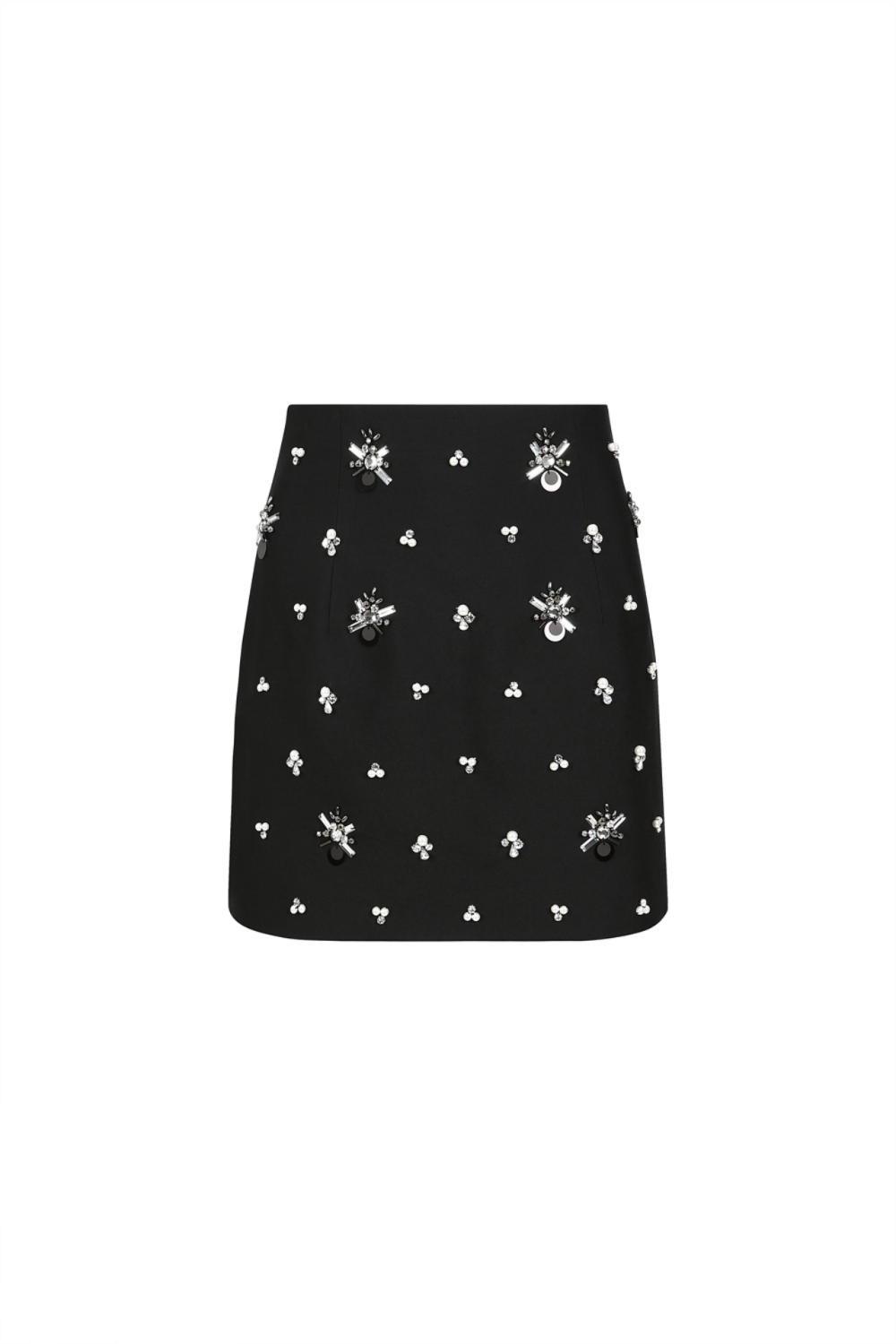 HAND BEADING SKIRT (S22SK305BK)