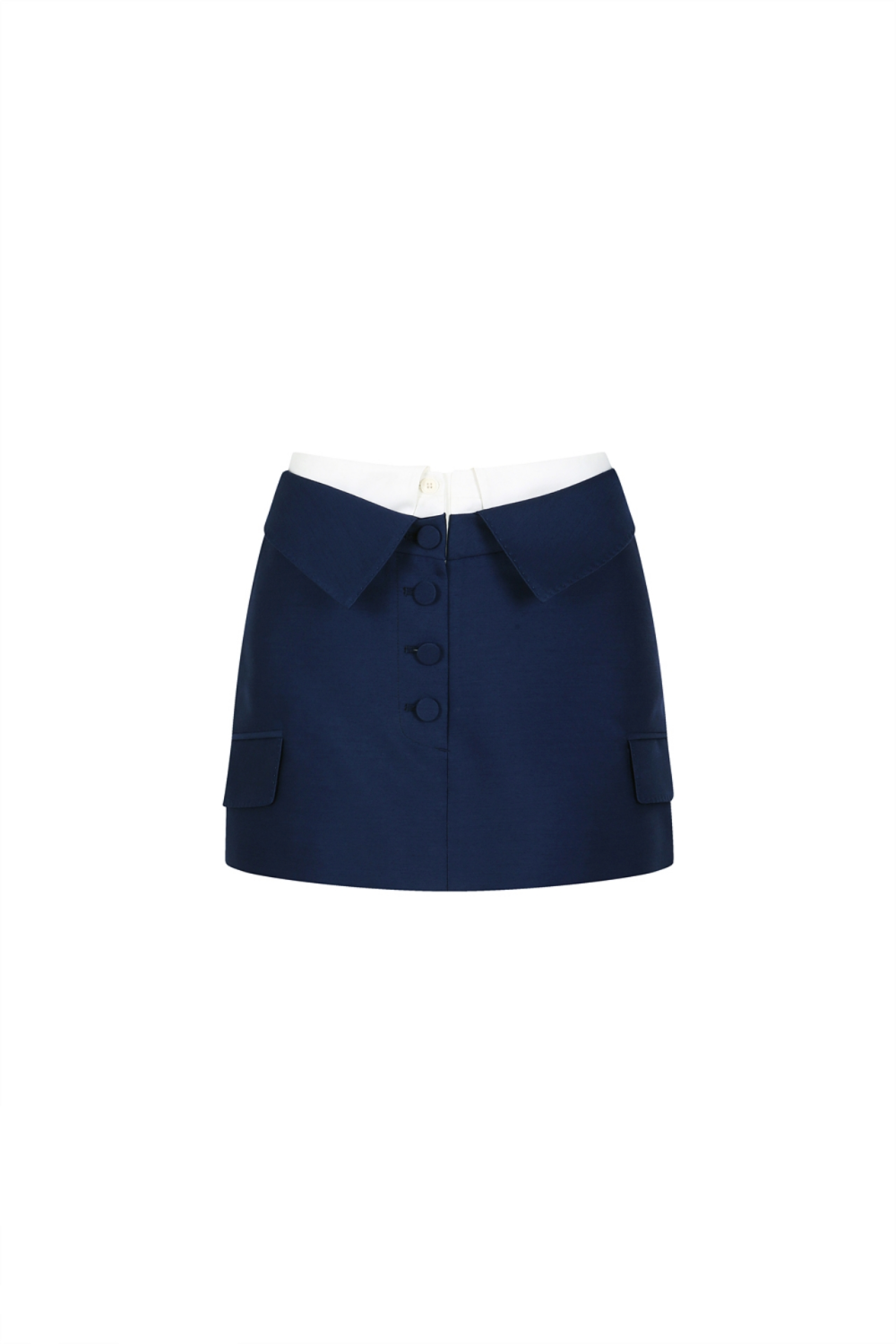 SHIRTS LAYERED SKIRT (S22SK302BL)