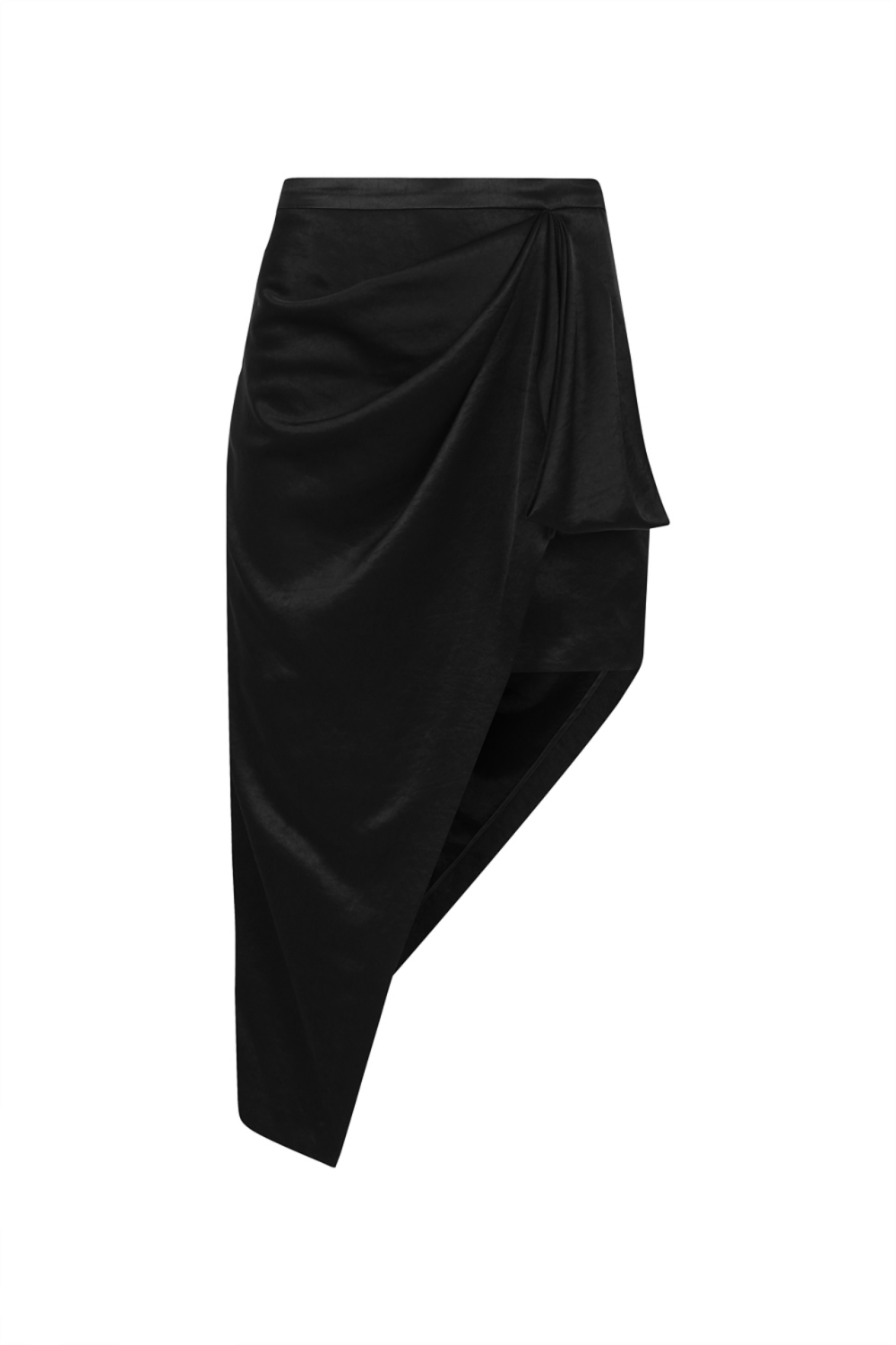 ASYMMETRIC SKIRT (S22SK300BK)