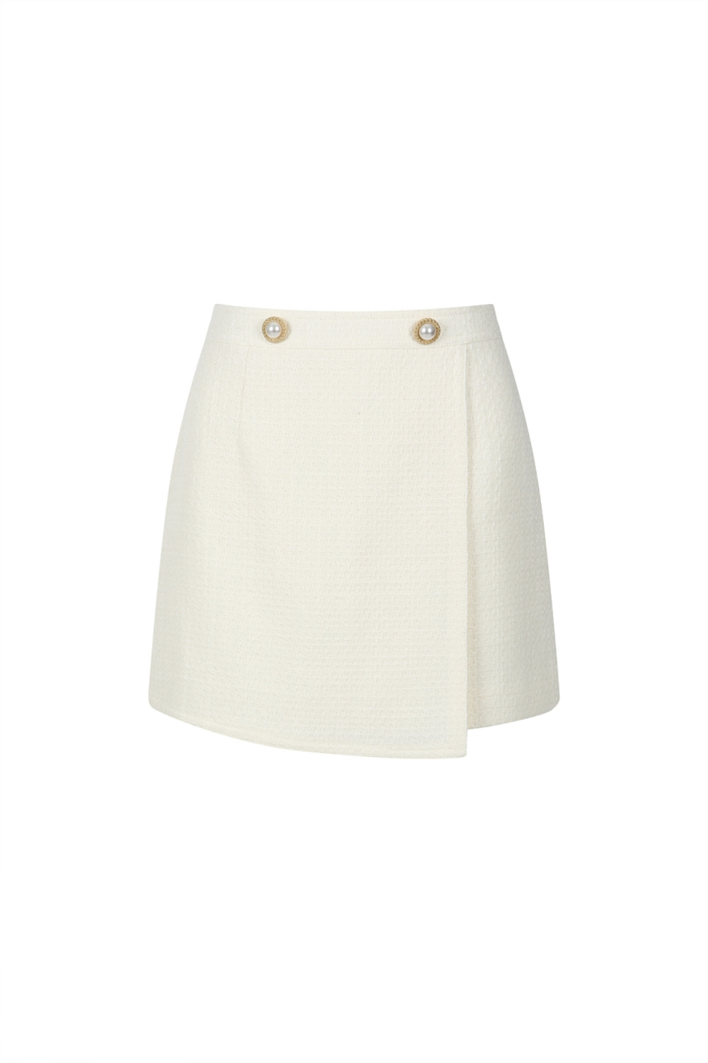 OVER LAYERED SKIRT (RT22SK004IV)