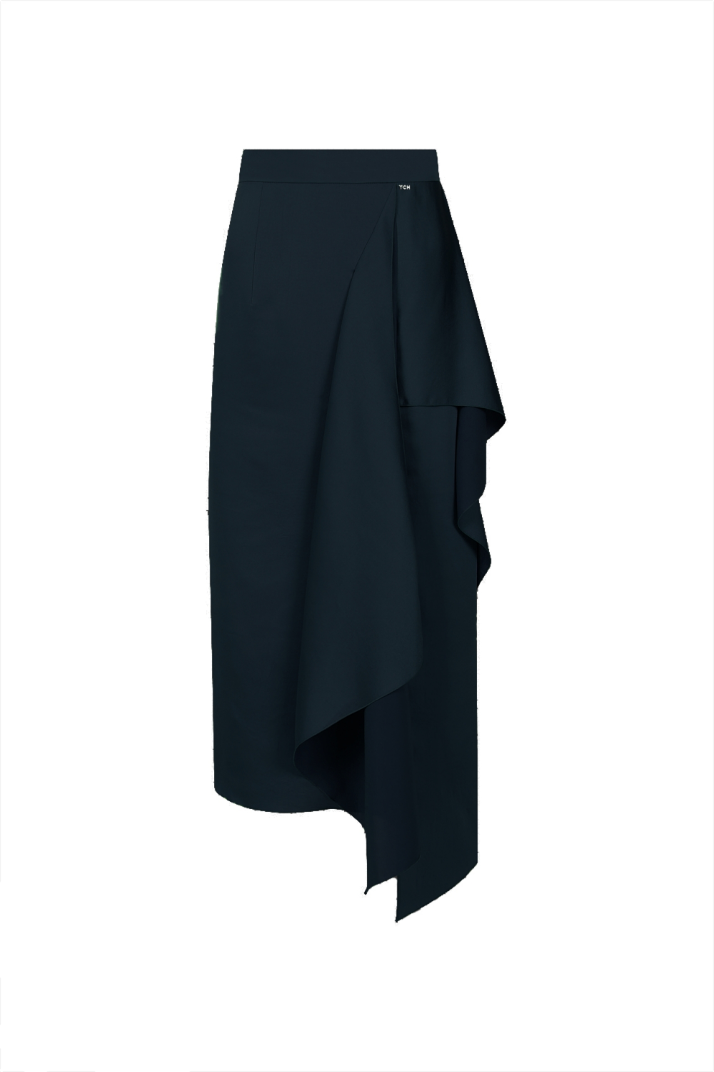 SATIN DRAPPERY LONG SKIRTS (RT22SK001DN)