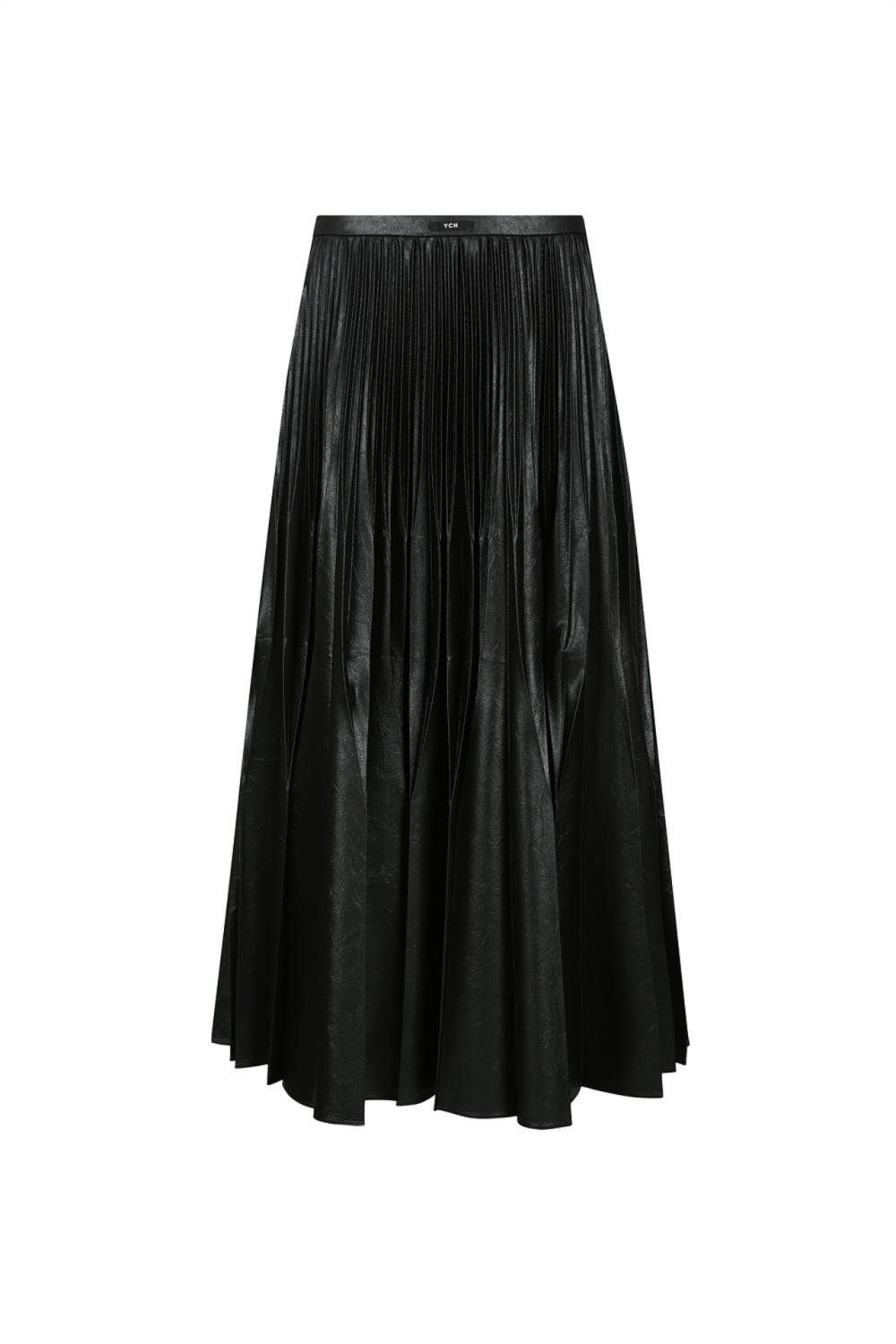 PLEATED MIDI SKIRT (F22SK102BK)