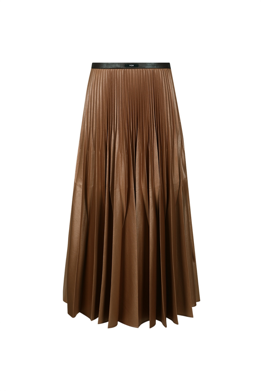 PLEATED MIDI SKIRT (F22SK102BR)