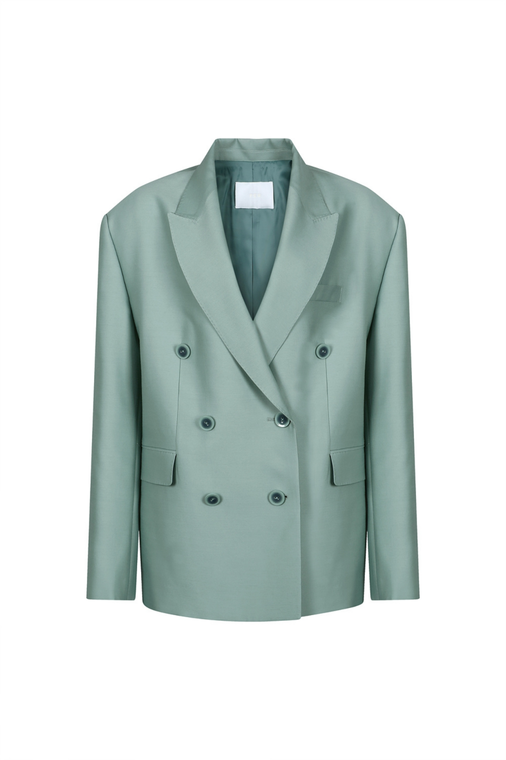DOUBLE-BREASTED WOOL-BLEND JACKET (F22SU208MT)