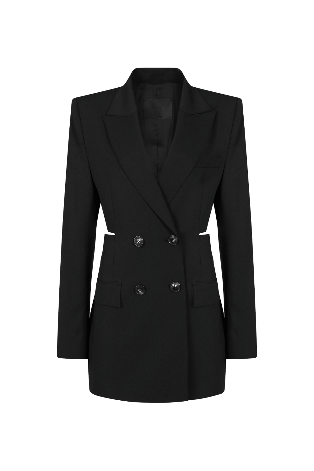 CUT-OUT DETAILED JACKET (F22SU206BK)