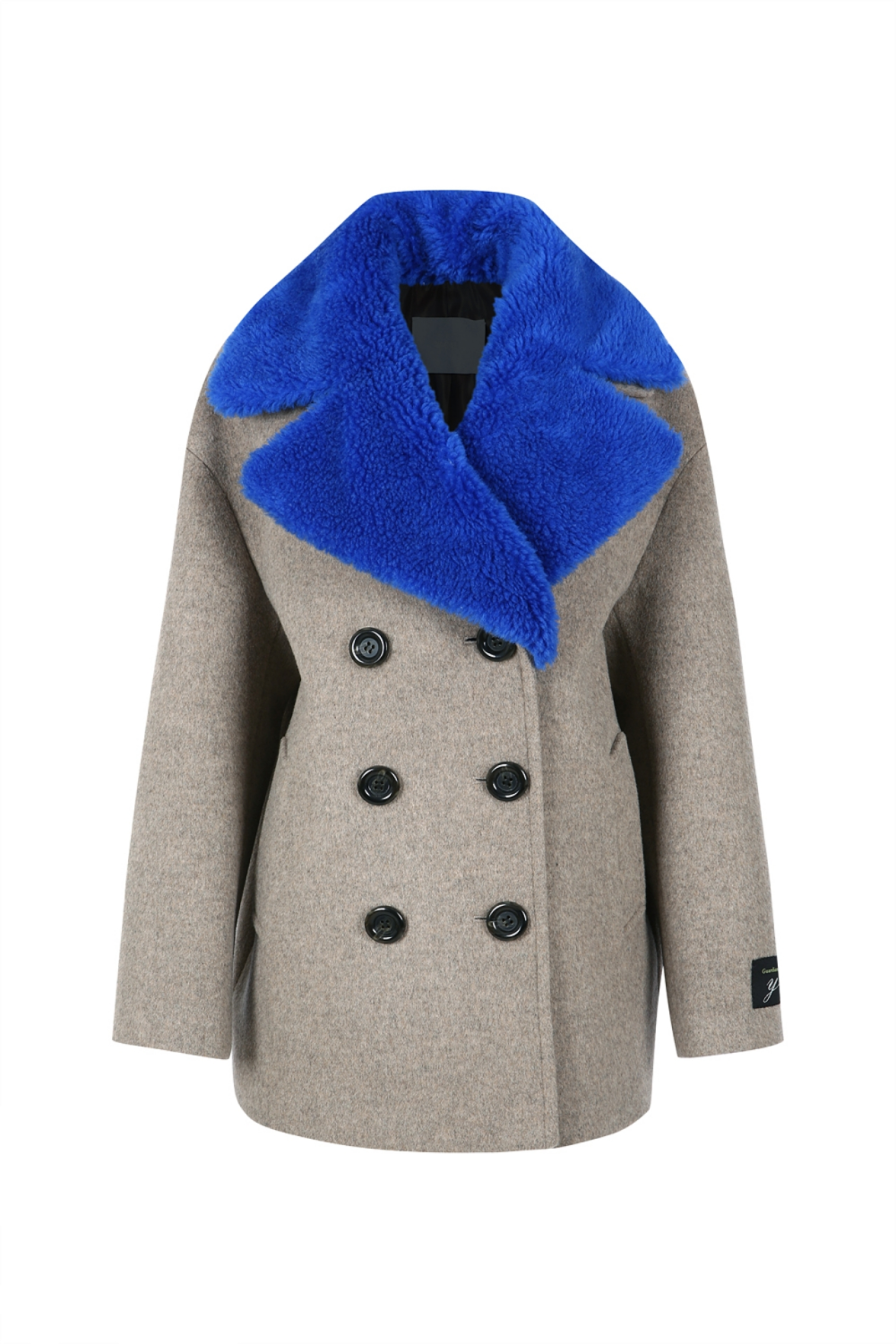DETACHABLE COLLAR COAT (W22OT102MB/BL)