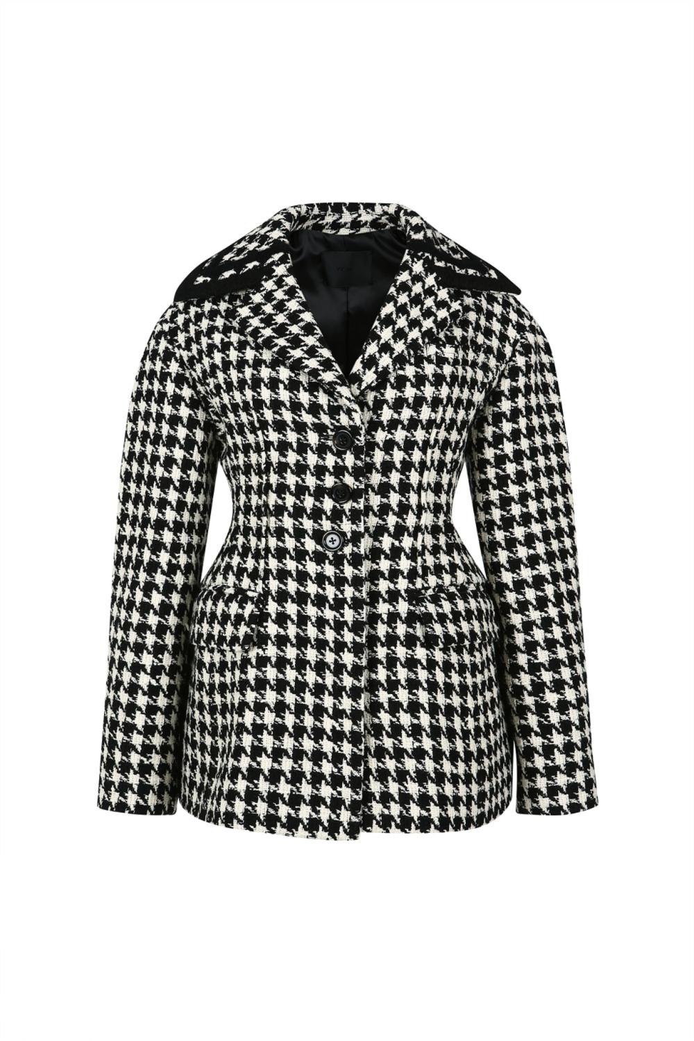 HOURGLASS SINGLE-BREASTED JACKET (W22SU210BW)