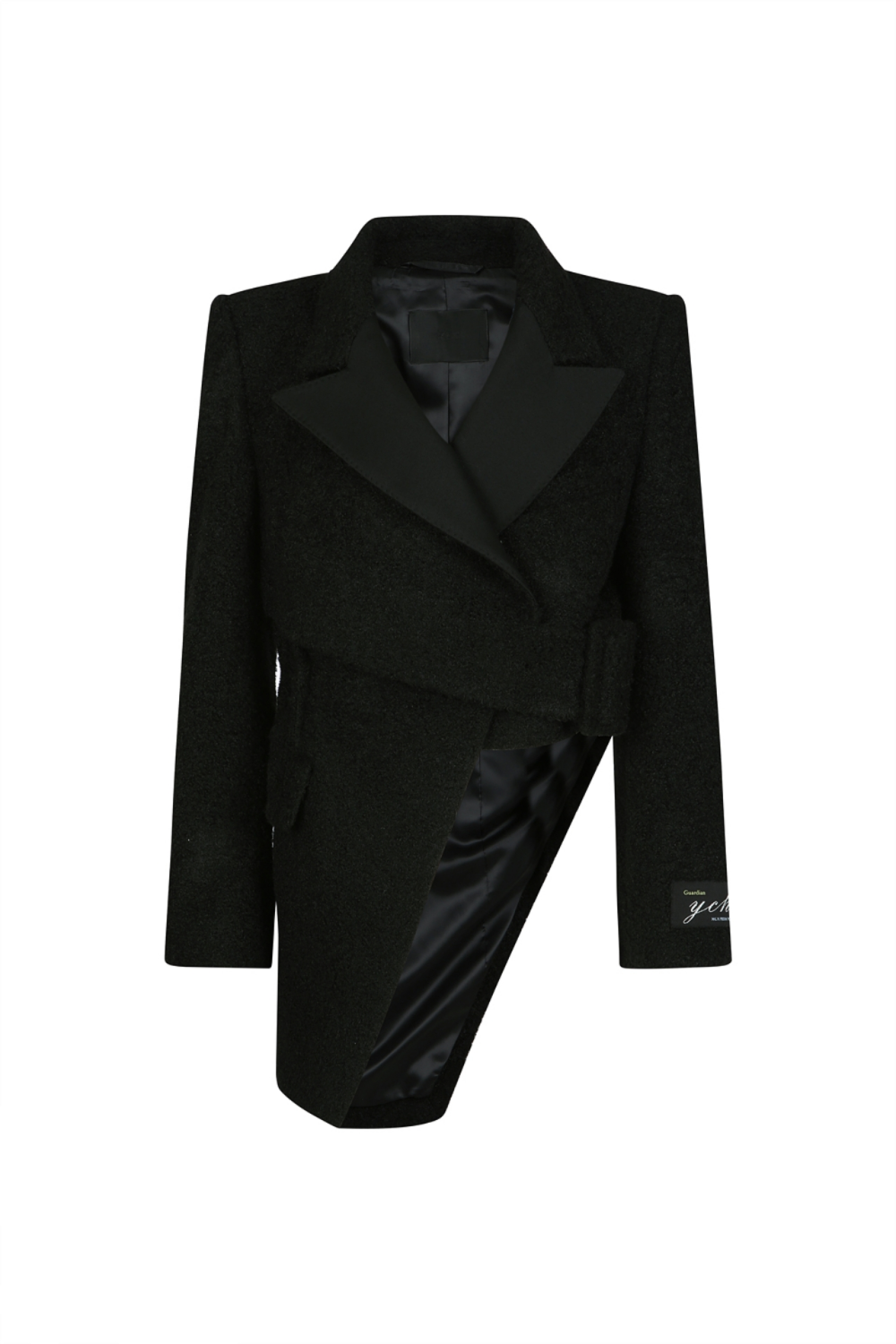 ASSYMETRIC JACKET (W22SU206BK)