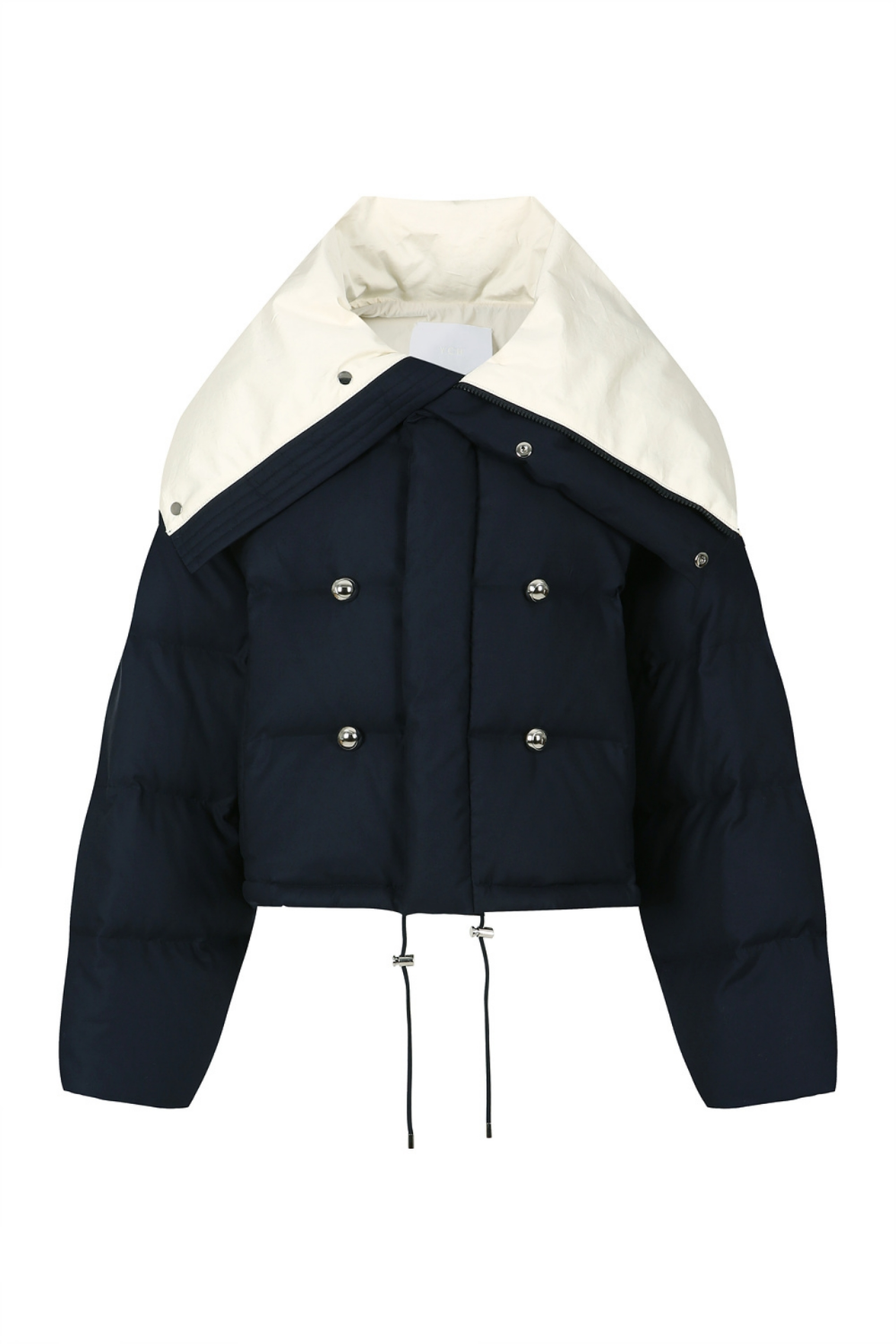 QUILTED DOWN SAILOR-COLLAR JACKET (W22OT203DN)