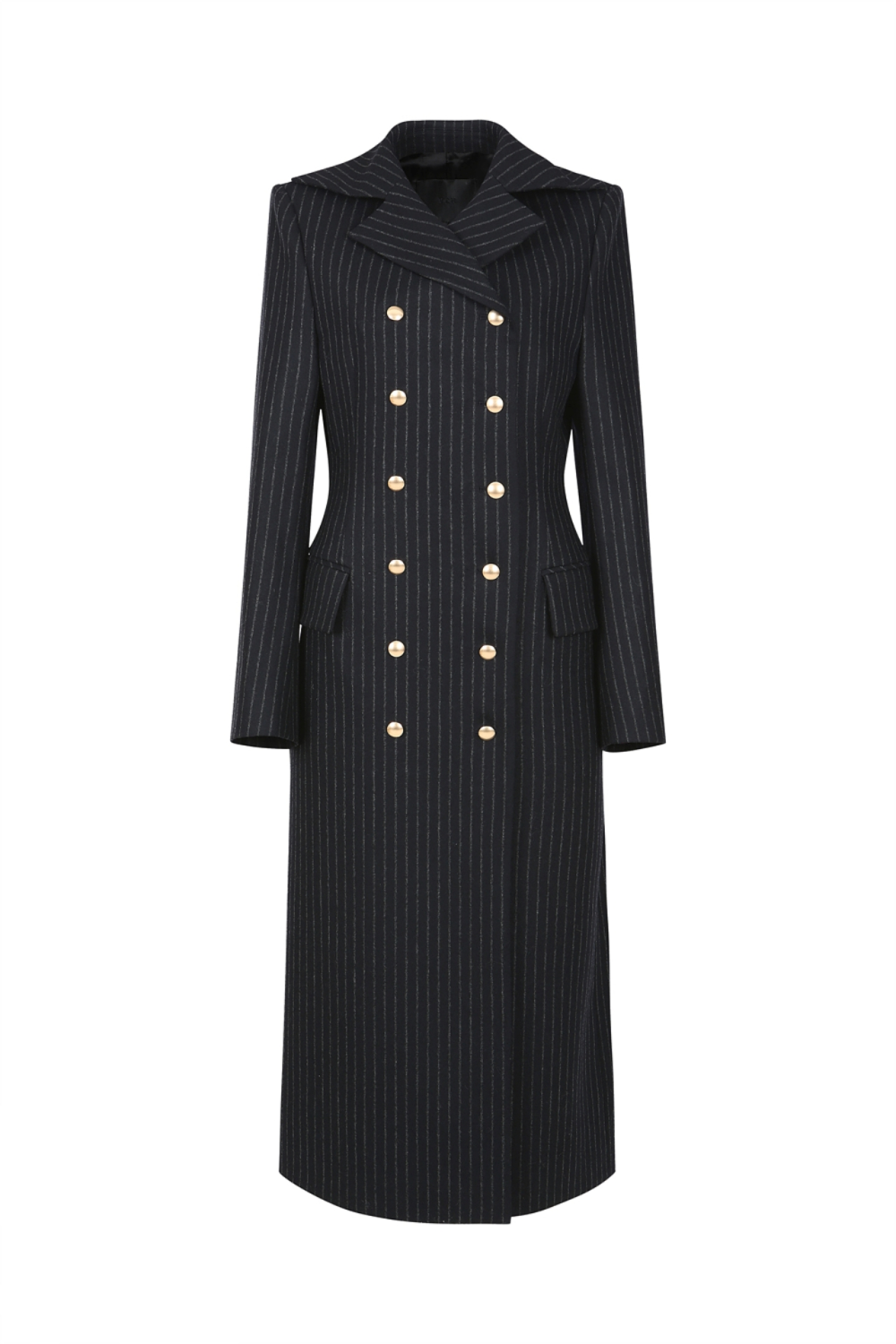 DOUBLE-BREASTED WOOL-BLEND COAT (W22OT111DN)