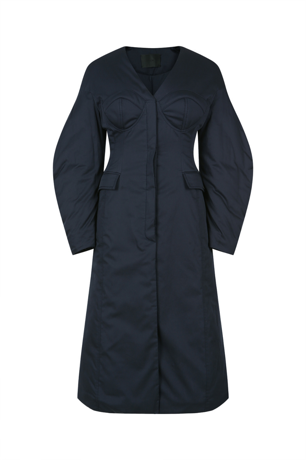 QUILTED LAYERED COAT (W22OT109DN)