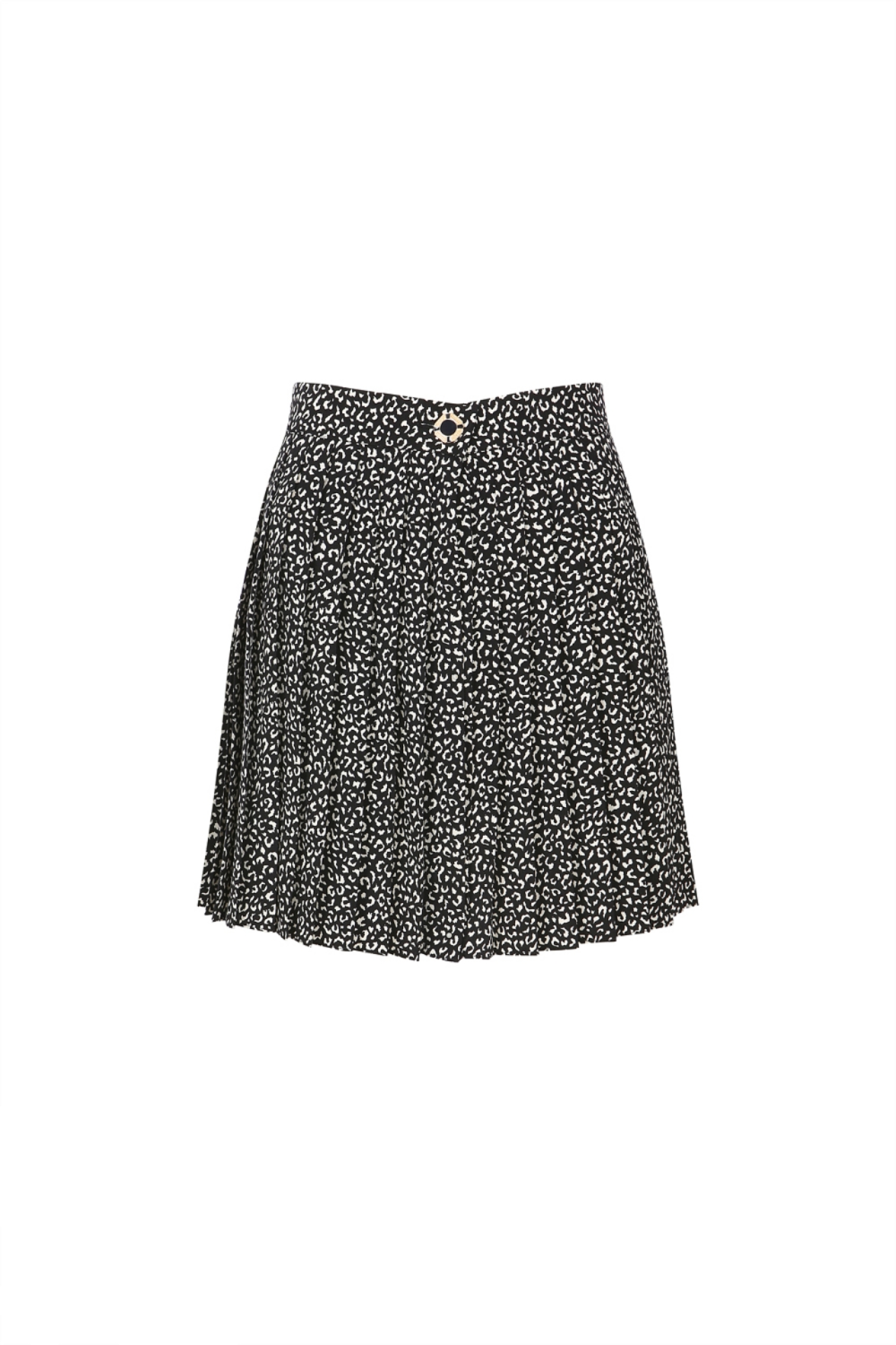 Pleated belt Skirt -Two-piece Set (21SAC002BK)