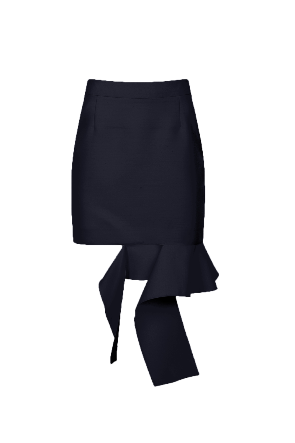 Hem-line Shirred detail Skirt (21SSK006NV)
