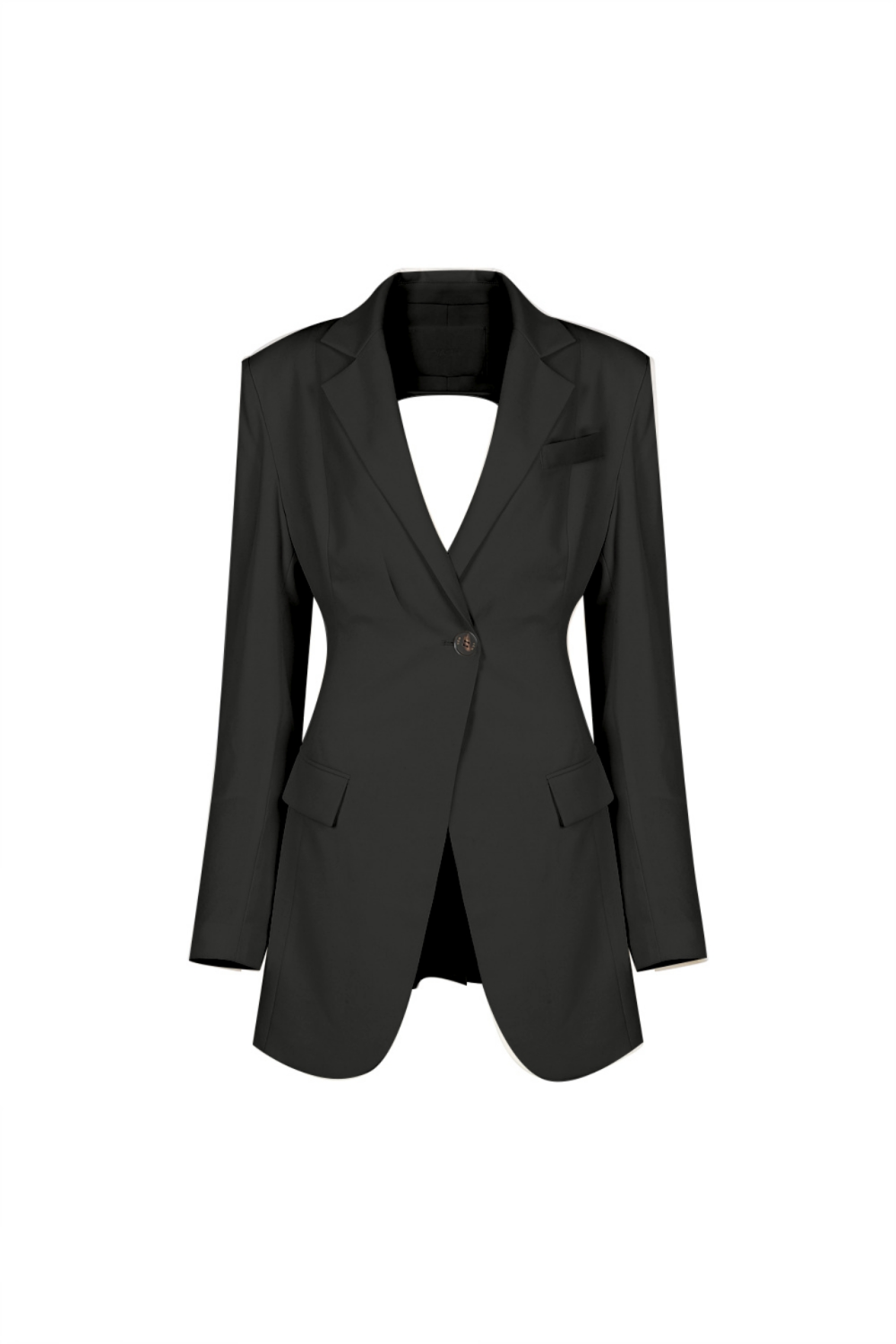 Back Cut-out belted Jacket (21SJK001BK)