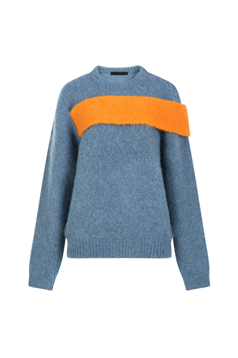 TWISTED DETAIL SWEATSHIRT (FW21KN001BL)