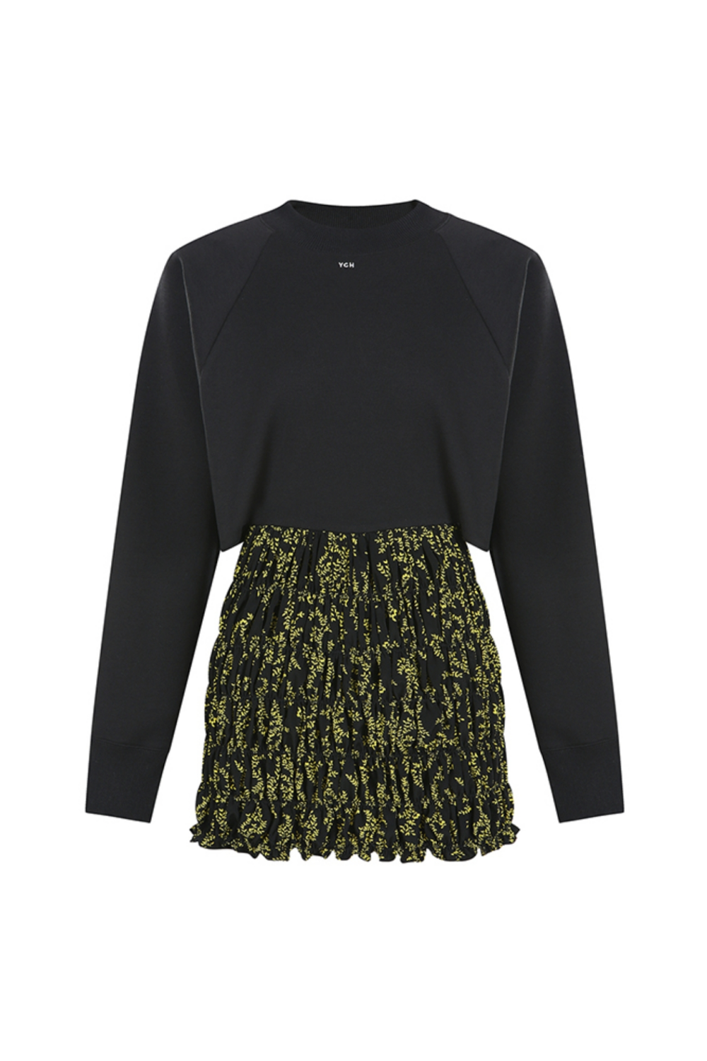 SWEATSHIRT DRESS (FW21TS006BK)