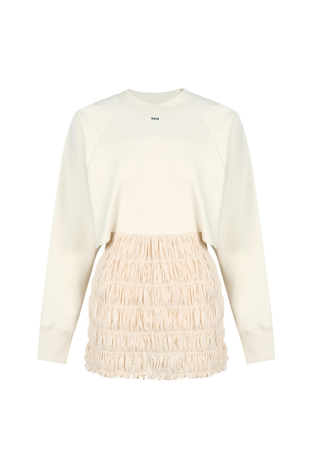 SWEATSHIRT DRESS (FW21TS006IV)