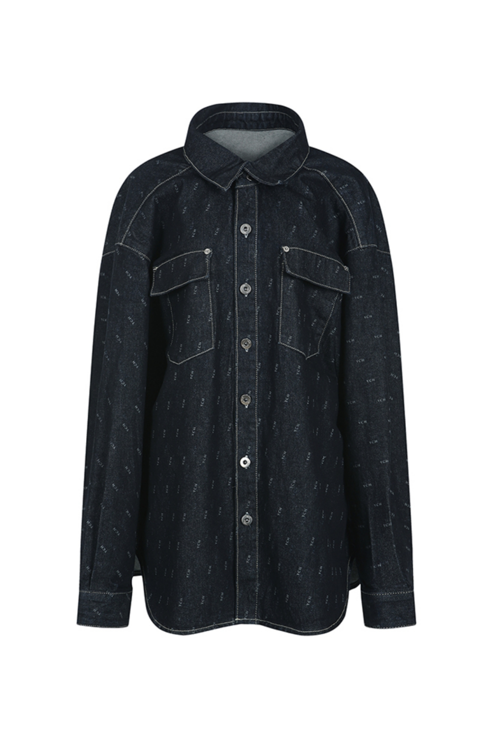 LOGO DENIM JACKET THE LETTERING INSIDE WILL BE REMOVED (FW21JK006BK)