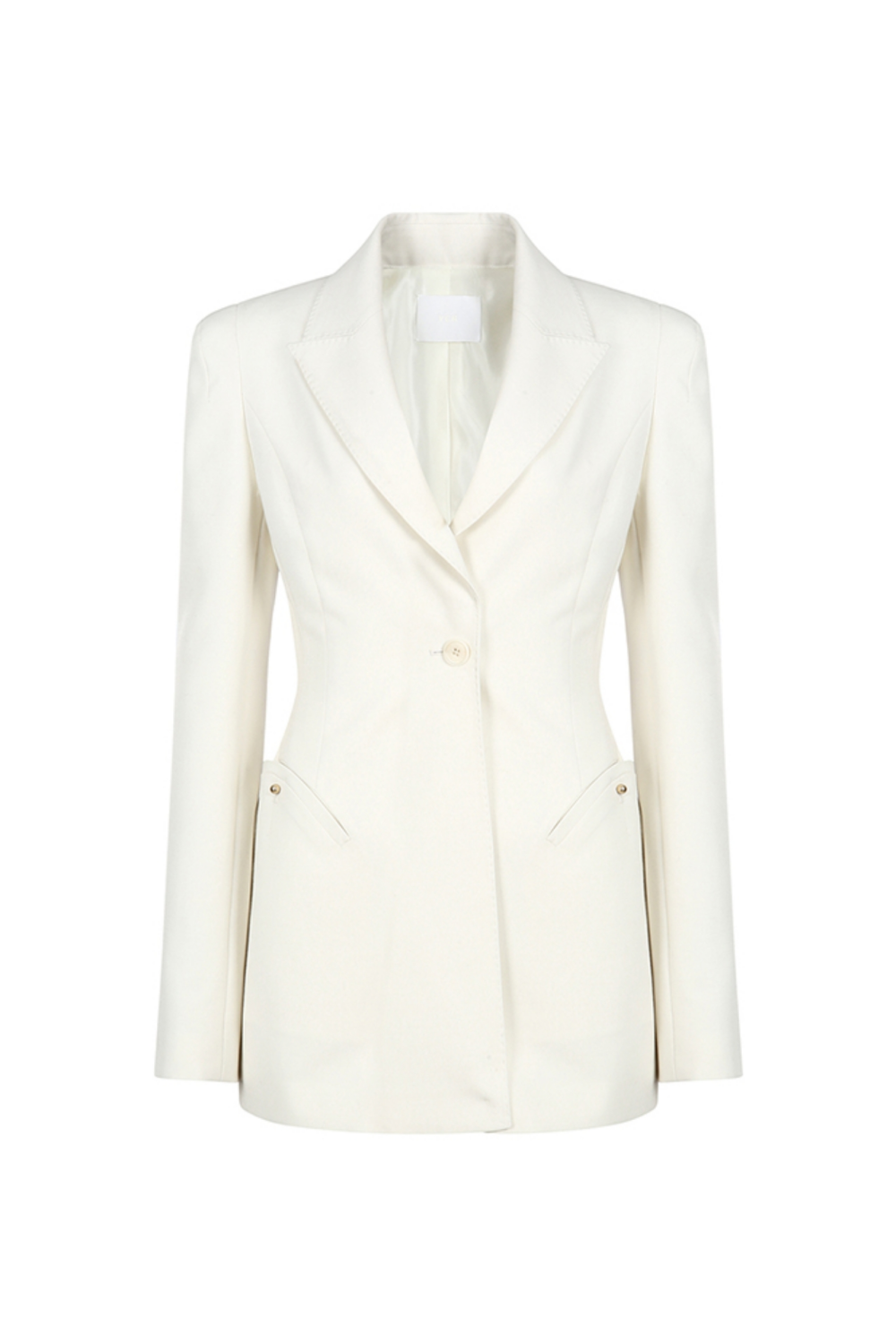BUTTONED HOURGLASS JACKET (FW21JK002IV)