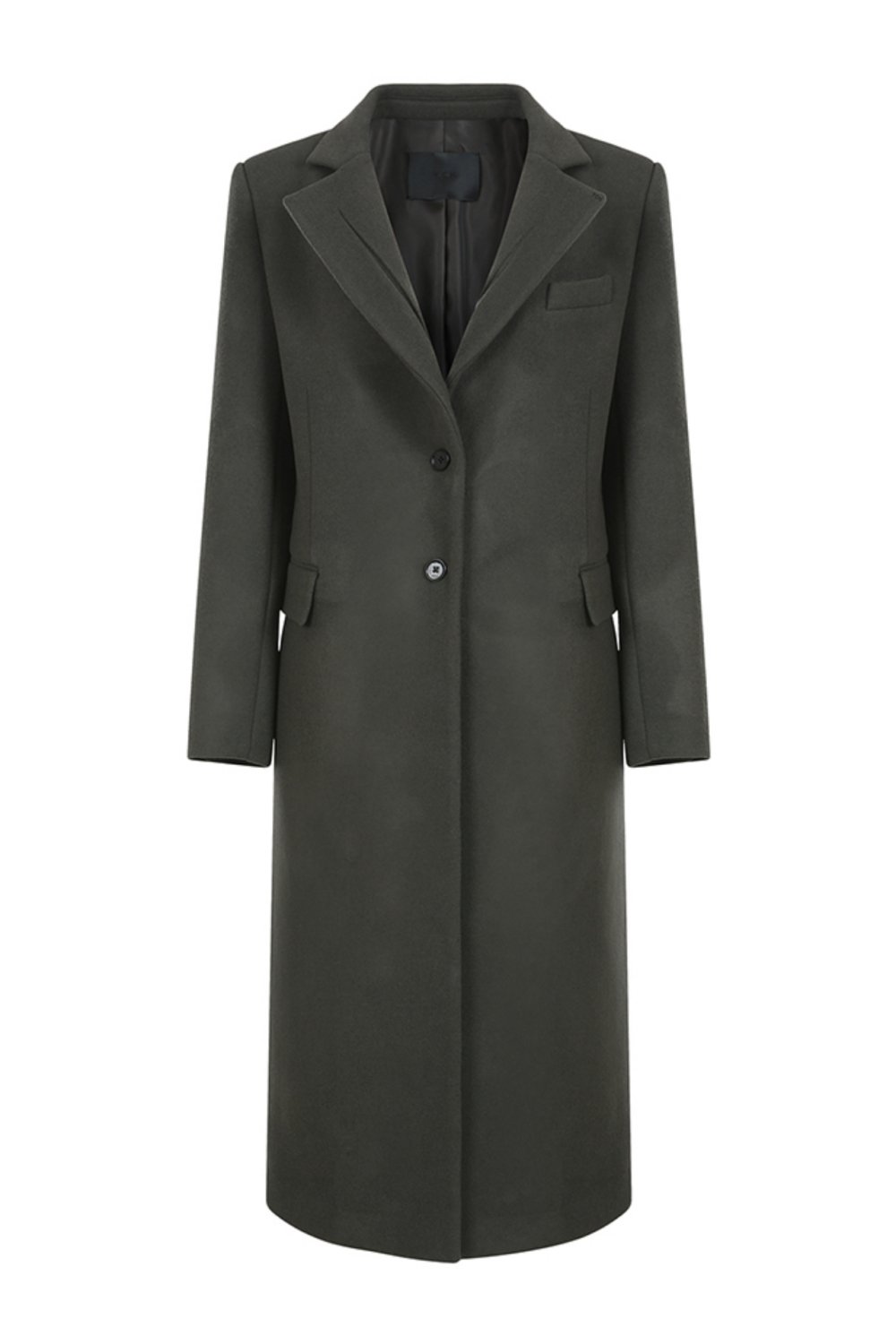 WOOL-BLEND CORSET COAT (FW21CT012GY)