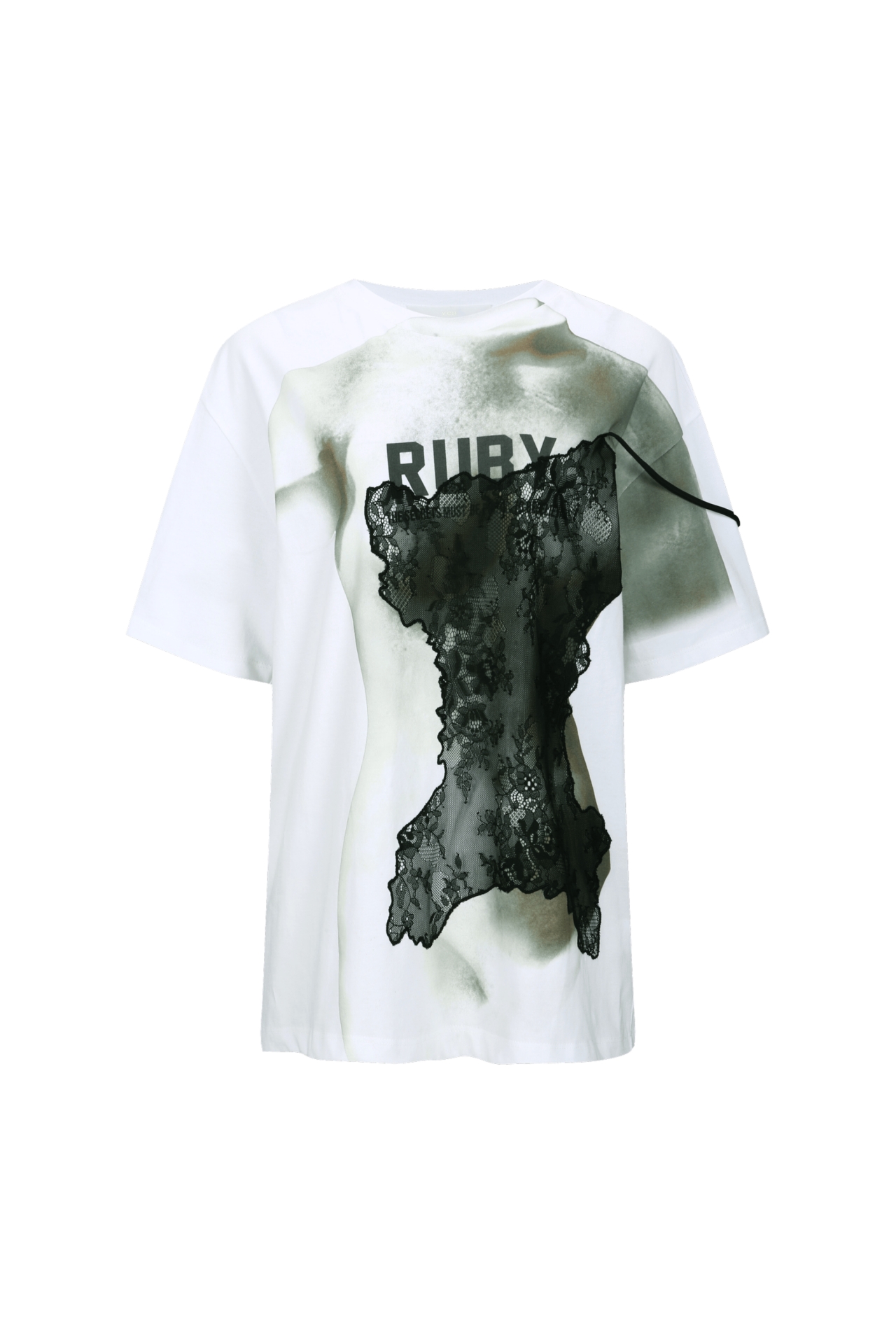 Ruby printed Graphic T-shirt (R26TS11111WH)