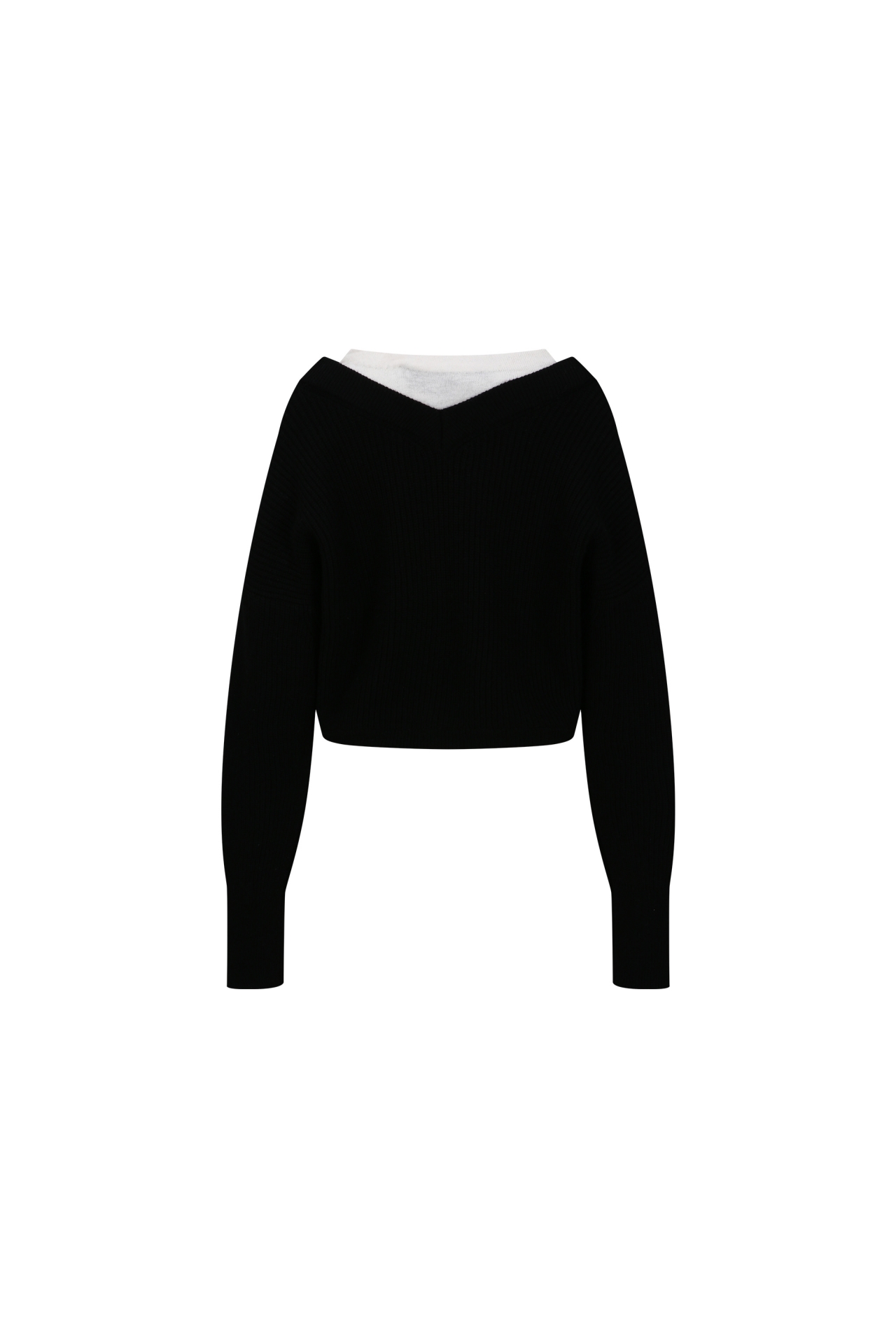 WOOL-BLEND KNIT CARDIGAN (F26KT9031BK)