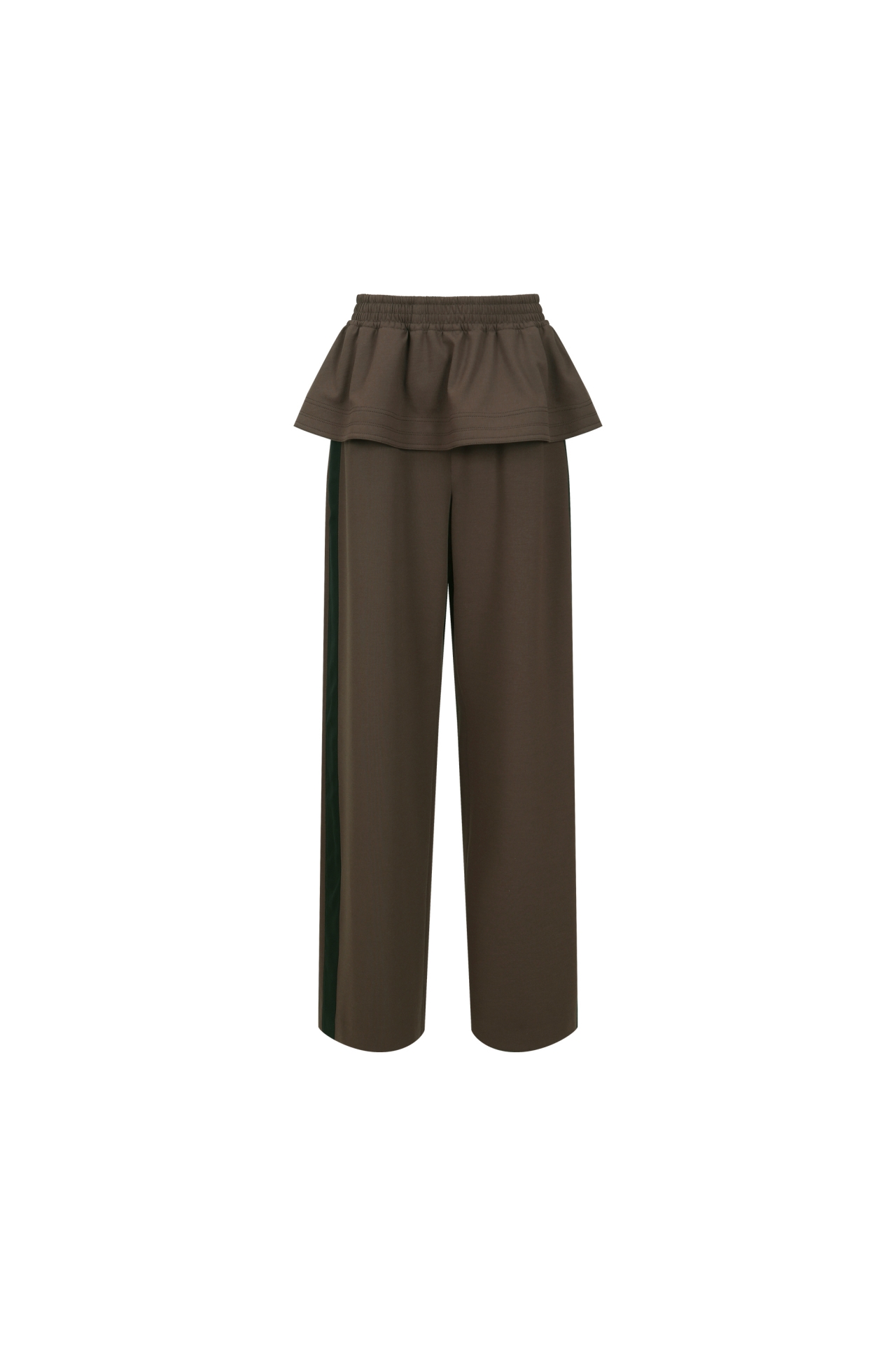 LAYERED RUFFLE PANTS (F26PT5031BR)