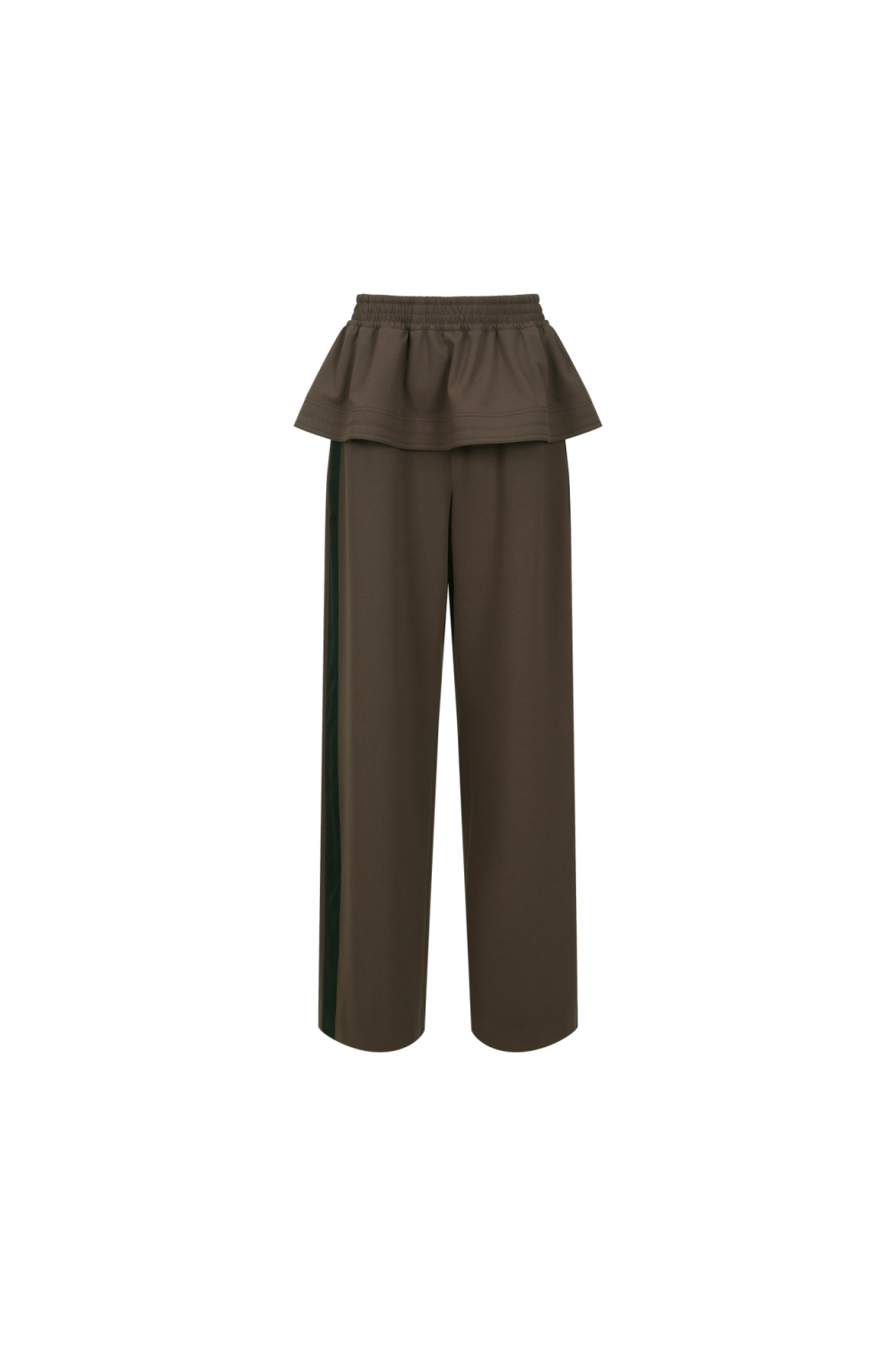 LAYERED RUFFLE PANTS (F26PT5031BR)