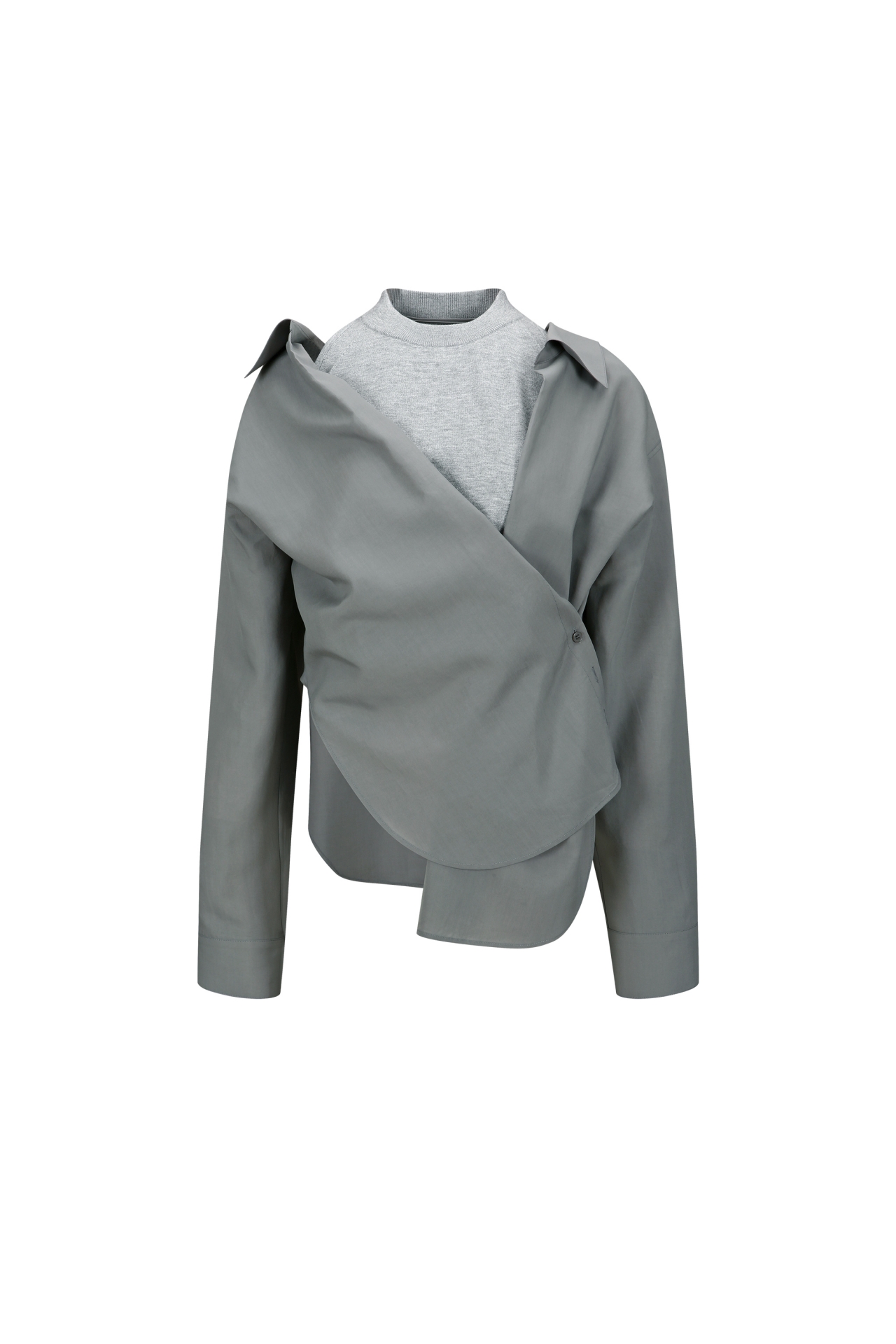 DETACHABLE-LAYER SHIRT (F26BL4021GY)