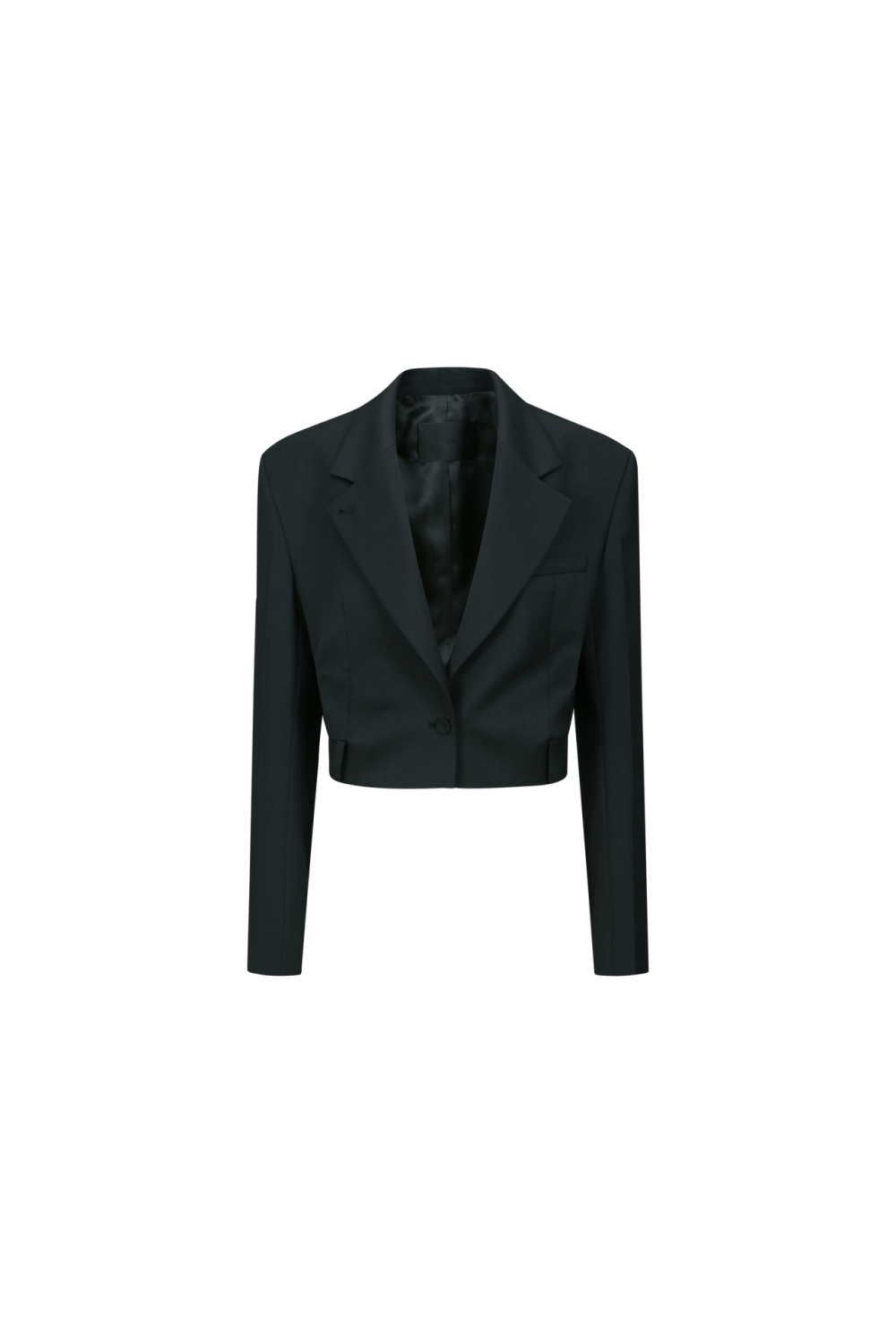 WOOL-BLEND CROPPED JACKET (F26JK2011BK)