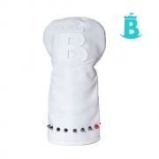 바론 스터드 천연가죽 레이스 드라이버 커버