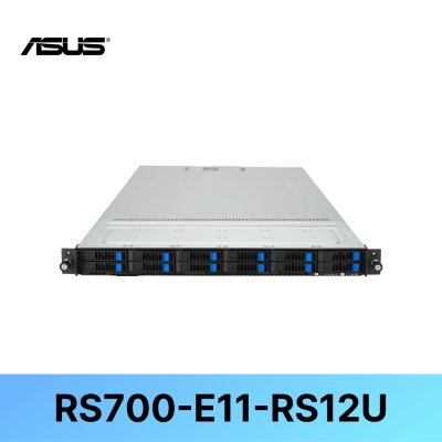 [ASUS] RS700-E11-RS12U 1GPU/Intel&reg;/2CPU/32DIMMs 12NVMe,2.5"Bay