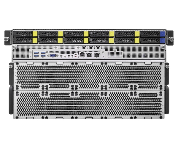 [ASRockRack] 6U8X-EGS2 SYN H200  8GPU/Intel&reg;/2CPU/32 DIMMs 12 Bay (NVMe/SATA, 2.5")