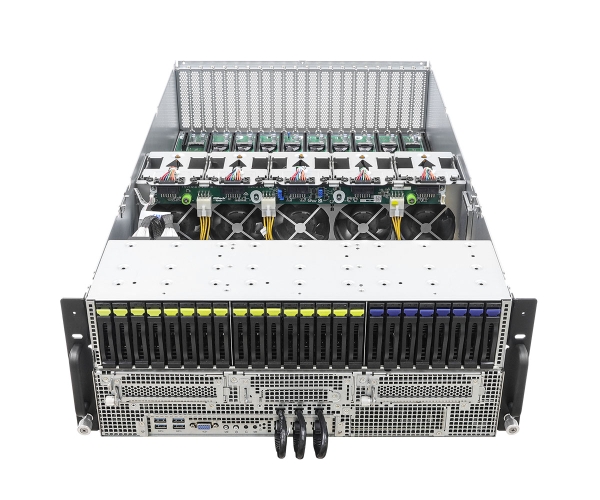 [ASRock Rack] 4U10G-GENOA2 10GPU/AMD/2CPU/24 DIMMS  16 NVMe or 24*2.5"SATA/SAS