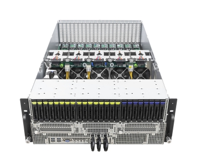 [ASRock Rack] 4U10G-GENOA2 10GPU/AMD/2CPU/24 DIMMS  16 NVMe or 24*2.5"SATA/SAS