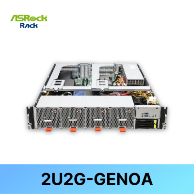 [ASRock Rack] 2U2G-GENOA 2GPU/AMD/12DIMMs 2 NVMe