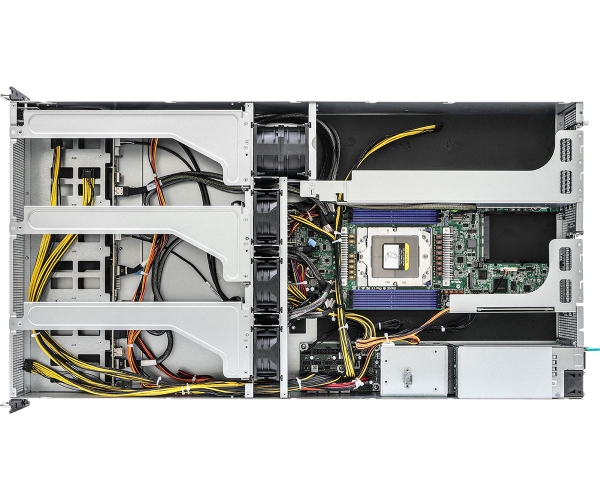 [ASRock Rack] 2U4G-GENOA/M3  4GPU/AMD/8DIMMs 4 NVMe, 2.5"2 bays