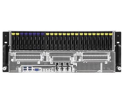 [ASRock Rack] 4U10G-GNR2/RF10GPU/Intel&reg;/2CPU/32 DIMMs18 NVMe, 2.5" 6 bay