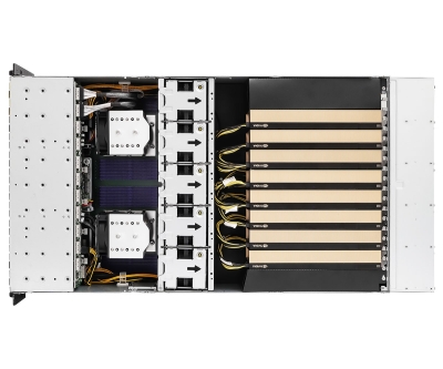 [ASRock Rack] 4U8G-TURIN2/RF8GPU/AMD/2CPU/24DIMMs4 NVMe or 2.5" 20 bays
