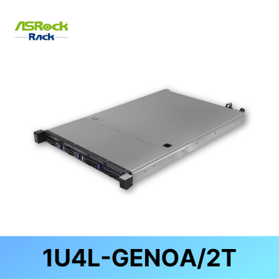 [ASRock Rack]1U4L-GENOA/2T AMD/1CPU/8DIMMs 4Bay+M.2,2.5"/3.5"