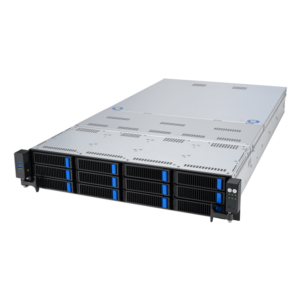 [ASUS] RS720-E11-RS12U 4GPU/Intel&reg;/2CPU/32DIMMs 12NVMe,3.5"Bay