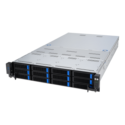 [ASUS] RS720-E11-RS12U 4GPU/Intel&reg;/2CPU/32DIMMs 12NVMe,3.5"Bay