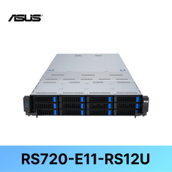 [ASUS] RS720-E11-RS12U 4GPU/Intel&reg;/2CPU/32DIMMs 12NVMe,3.5"Bay