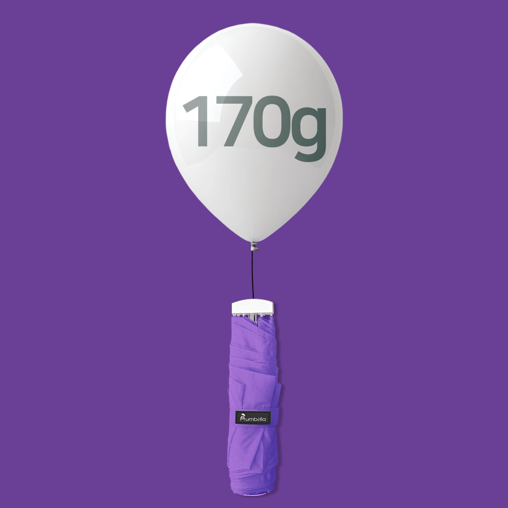 비비움벨라 3단우산 170g팬시퍼플