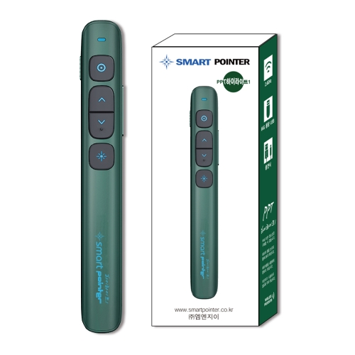 스마트포인터 PPT하이라이트1 TV모니터용 이미지포인팅 무선프리젠터 레이저포인터