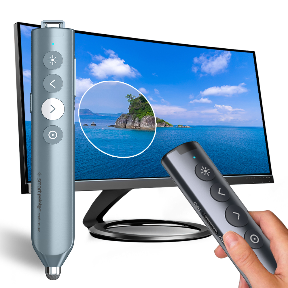 스마트포인터 PPT하이라이트4 블루투스 이미지포인팅 무선프리젠터 레이저포인터